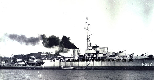 HMS Nyasaland working up in Bermuda